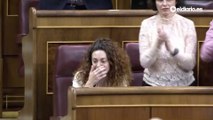 El Congreso aplaude la presencia de Aina Vidal en la votación de la investidura