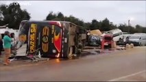 Un terrible accidente de autobús deja 16 fallecidos en Perú