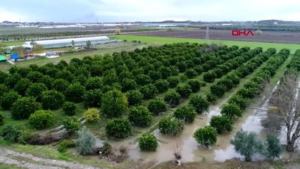 Antalya iki günlük yağış antalya'yı vurdu
