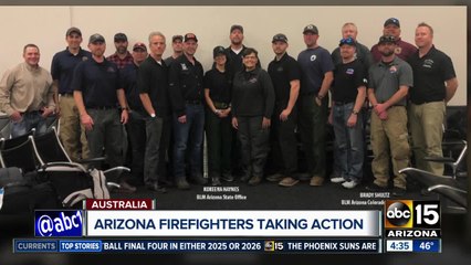Arizona firefighters to help battle Australia brush fires