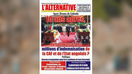 La une des journaux du 07 janvier 2020