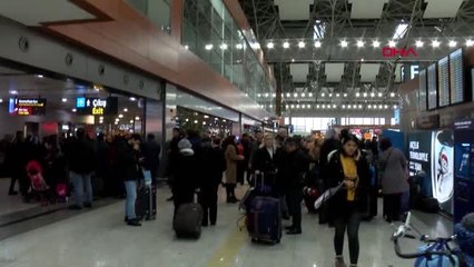 Sabiha gökçen havalimanında yoğunluk yaşanıyor -1