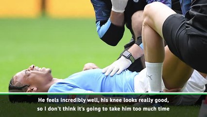 Sane told me he'll be back soon - Guardiola