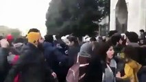 İstanbul Üniversitesi'nde öğrencilere coplu müdahale
