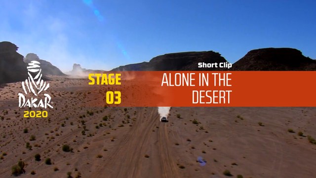 Dakar 2020 - Étape 3 / Stage 3 - Alone in the desert