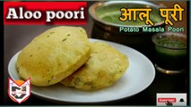 Aloo poori recipe home made perfect aloo poori