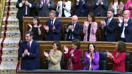 Pedro Sánchez logra ser investido presidente del Gobierno