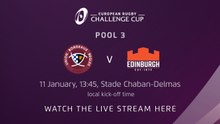 Bordeaux-Begles v Edinburgh Rugby
