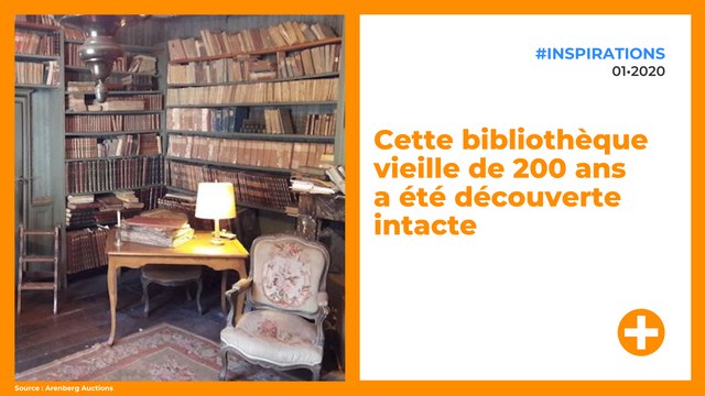 Cette bibliothèque vieille de 200 ans a été découverte intacte