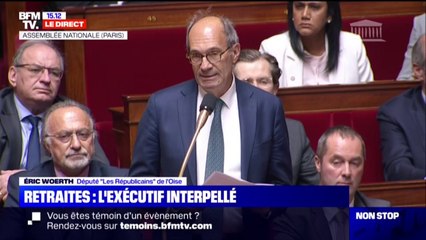 Éric Woerth: "Vous auriez dû avoir le courage de reculer l'âge légal de départ à la retraite"