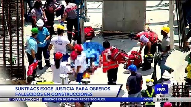 Suntracs exige justicia para obreros fallecidos en construcciones - Nex Noticias