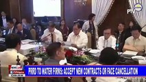 PRRD to water firms: Accept new contracts or face cancellation