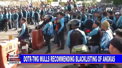 DOTR-TWG reccommending blacklisting of Angkas