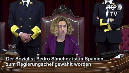 Spanien: Sozialist Sánchez zum Regierungschef gewählt