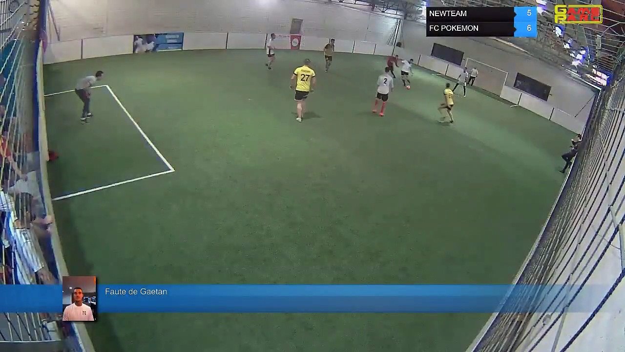 Faute de Gaetan - NEWTEAM Vs FC POKEMON - 06/01/20 21:00 - LIGUE 2 - Poitiers Game Parc