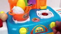 Learn Food Names and Colors with a Toy Kitchen and Paw Patrol Ice Cream-