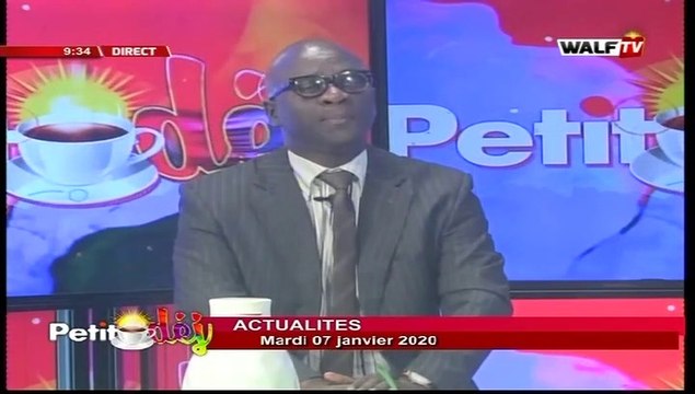 Actualité (avec Alioune Sow) - Petit Déj du 07 janv. 2020
