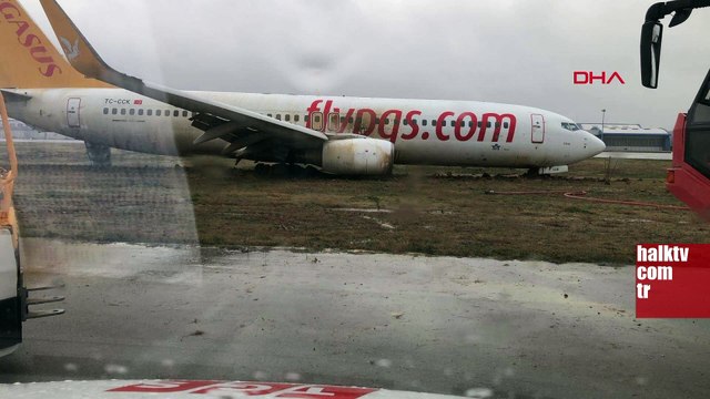 Sabiha Gökçen'de pistten çıkan uçağın pilotu ile kule arasındaki konuşma ortaya çıktı