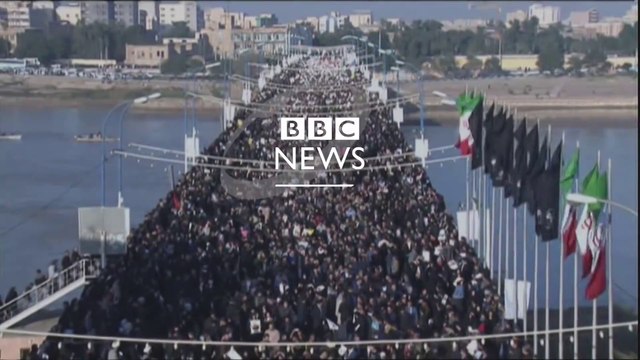 Thousands fock to mourn Qasem Soleimani in Iraq