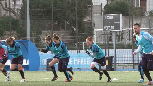 A l'entraînement avec les féminines