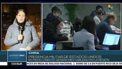 China insta a EE.UU. a evitar tensiones en el Medio Oriente