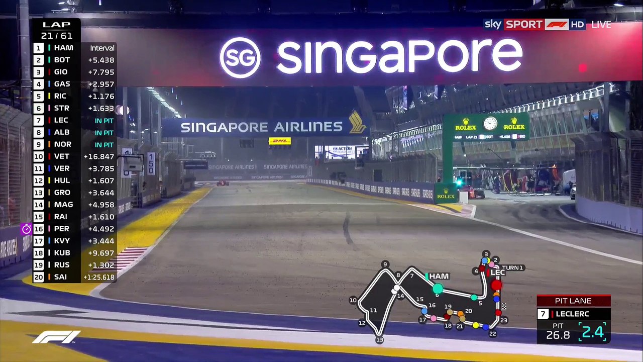 F1 2019 GP15 - SINGAPUR
