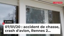 Accident de chasse, crash d'avion, Rennes 2... 5 infos du 7 janvier
