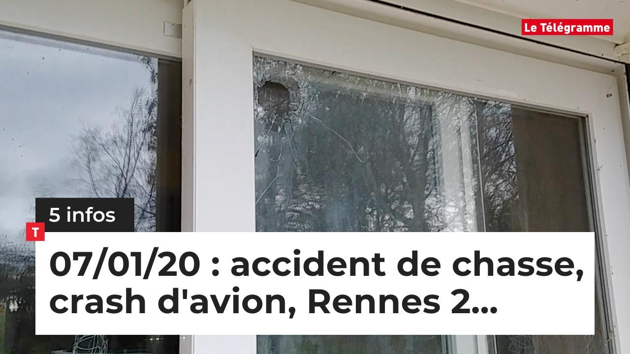 Accident de chasse, crash d'avion, Rennes 2... 5 infos du 7 janvier