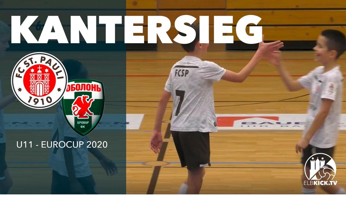 Keine Chance für Kiew | FC St. Pauli U11 - Obolon Kiew U11 (34. Internationaler Eurocup 2020)