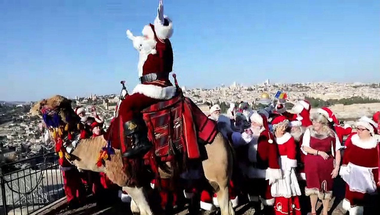 Touristen feiern orthodoxes Weihnachtsfest in Israel