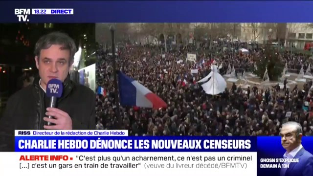 Riss: On est encore vigoureusement soutenus , 5 ans après l'attentat de Charlie Hebdo