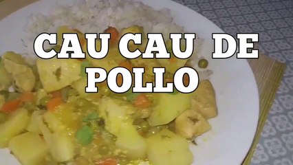 CAU CAU DE POLLO RECETA PERUANA