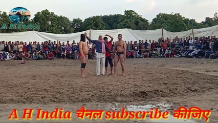 अब्दुल  रहमान Vs नकाबपोश पहलवान की कुश्ती