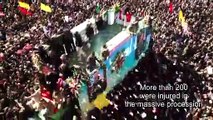 Iranians throng streets for Soleimani burial