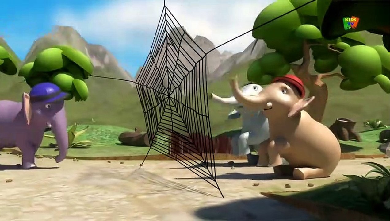 Ek Mota Hathi - 3D Rhyme In Hindi - एक मोटा हाथी - Hindi Rhyme - Kids Tv India - Hindi Nursery Rhyme