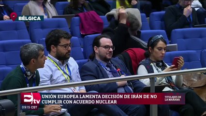 Unión Europea lamenta decisión de Irán de no cumplir con acuerdo nuclear