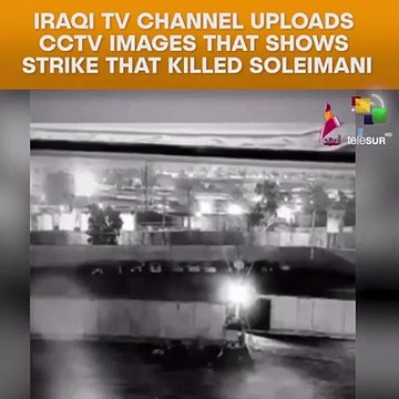 Iraqi Tv Channel Uploads Cctv Images That Purport To Show Strike That Kille