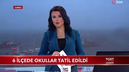 6 İlçede Okullar Tatil Edildi