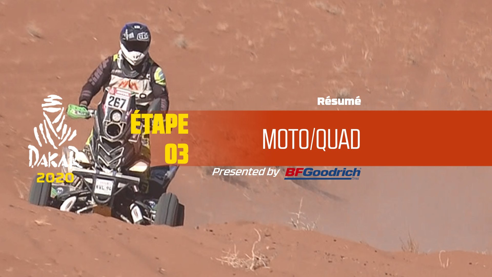 Dakar 2020 - Étape 3 (Neom / Neom) - Résumé Moto/Quad - Vidéo Dailymotion