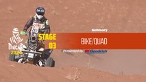 Dakar 2020 - Stage 3 (Neom / Neom) - Bike/Quad Summary