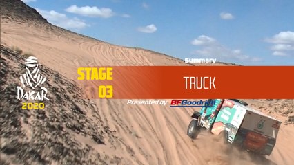 Dakar 2020 - Stage 3 (Neom / Neom) - Truck Summary