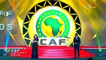 لحظة تتويج أشرف حكيمي بجائزة أفضل لاعب واعد بالقارة الأفريقية  لسنة 2019
