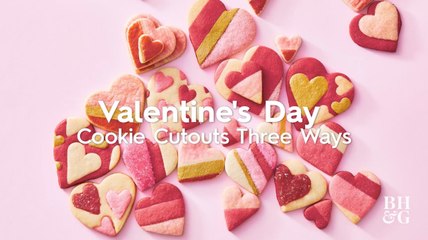 Valentine's Day Cookie Cutouts Three Ways