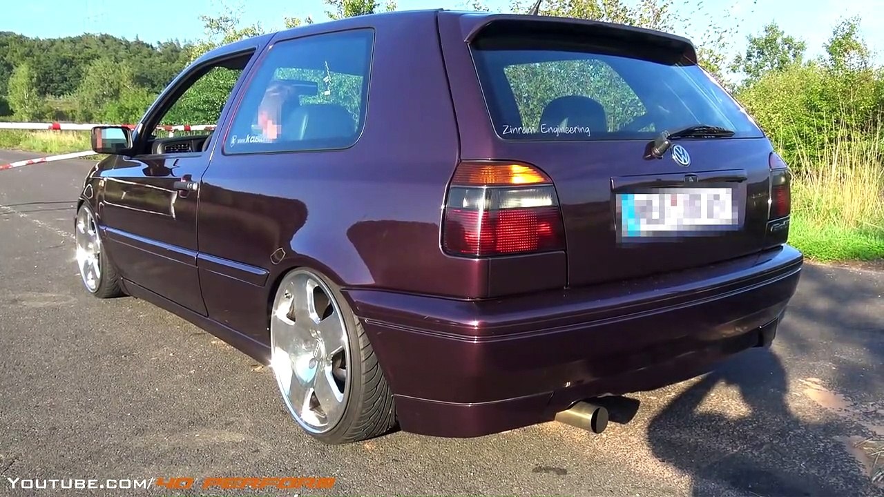 Golf 3 VR6 vs VW Golf 4 R32 Acceleration