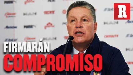 Ricardo Peláez: 'Chivas se compromete a firmar documento con los objetivos'