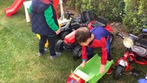 Yusuf Spiderman olmuş, Ömer’le birlikte kamyonları yarıştırıyorlarHangisi kazanacak acabaa