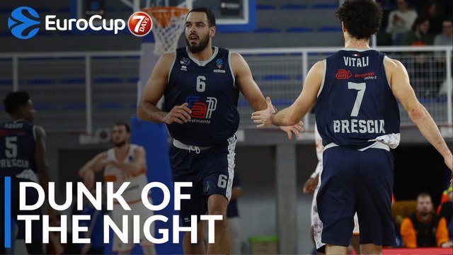 7DAYS EuroCup Dunk of the Night: Tyler Cain, Germani Brescia Leonessa