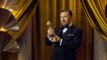 Tom Hanks Couldn't Stop Reacting To Ricky Gervais' Jokes At The Golden Globe Awards
