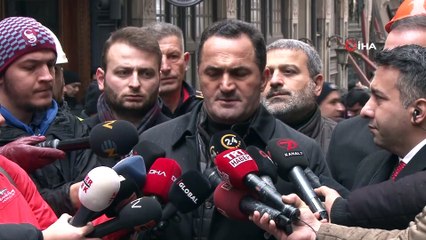 Beyoğlu Belediye Başkanı Ali Yıldız’dan çöken bina ile ilgili açıklama