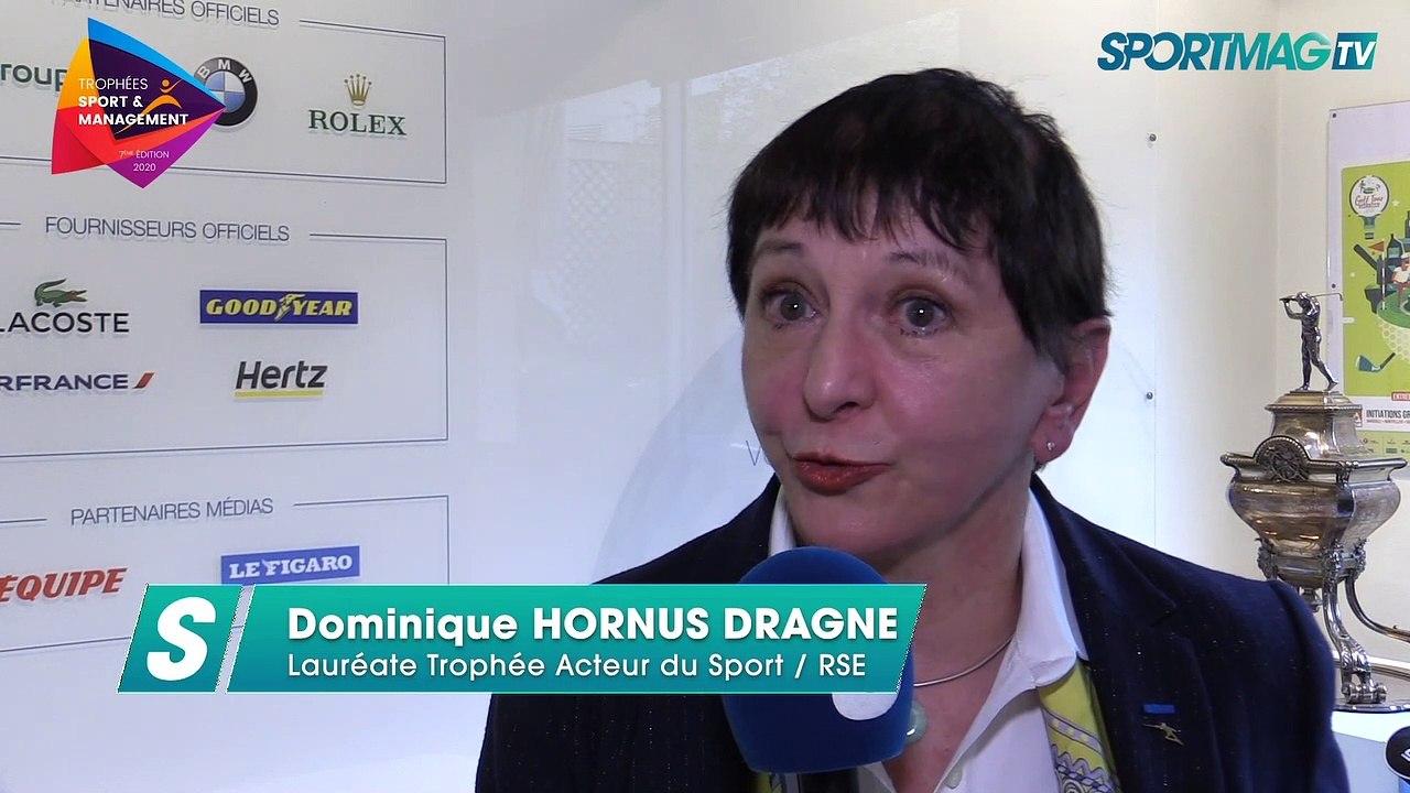 Trophées Sport & Management 2020 : interview de Dominique Hornus-Dragne